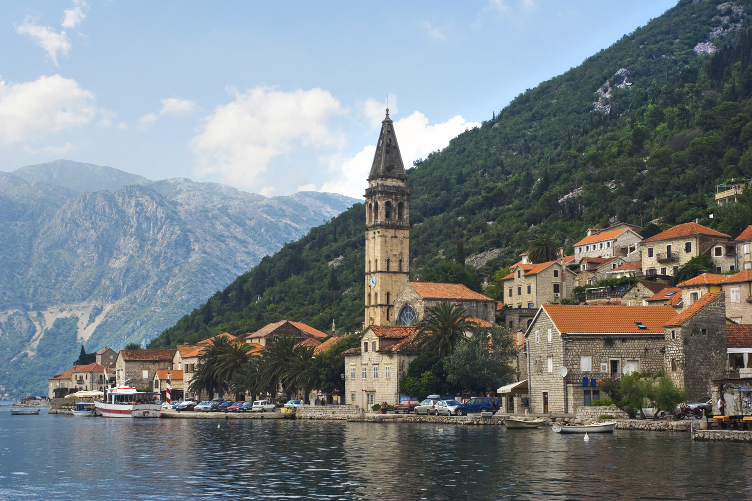 Perast town. Montenegro